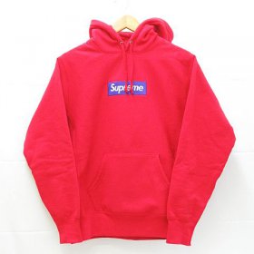 シュプリーム SUPREME 17AW Box Logo Hooded Sweatahirt ボックスロゴ スウェット パーカー 半タグ付き 赤 買取ました☆