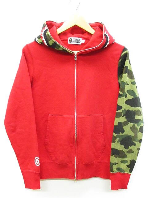 アベイシングエイプ A BATHING APE 10AW 1ｓｔ サル 迷彩柄 切替