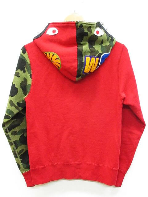 A BATHING APE アベイシングエイプ パンダ シャーク ツートン 切替