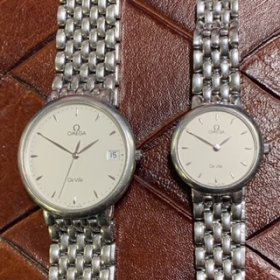 【リバース東広島店】腕時計は電池切れでも壊れていても買い取ります♪ OMEGA DeVille ペアウォッチ買取！
