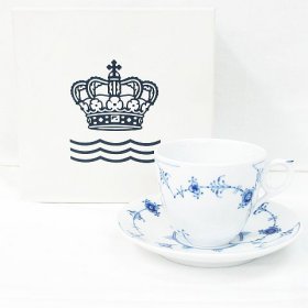 ☆ リサイクルショップ リバース 竹原店 ROYAL COPENHAGEN ロイヤルコペンハーゲン ブルーフルーテッド プレイン コーヒーカップ&ソーサー 入荷しました~☆