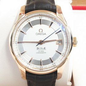 オメガ デビル アワービジョン 金無垢 アリゲーターレザー 買取させていただきました♪ ROLEX、OMEGAなど腕時計高価買取中!!