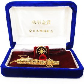 ☆ リサイクルショップ リバース 竹原店 全日本海員組合 功労金賞 カフリンクス カフスボタン ネクタイピン GP5MIC T SILVER刻印 徽章 襟章 入荷しました~☆