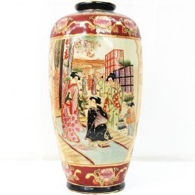 ☆ リサイクルショップ リバース 竹原店 薩摩焼 金彩美人図 花瓶 花入れ 壷 入荷しました~☆