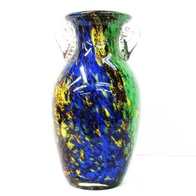 ☆ リサイクルショップ リバース 竹原店 KAMEI GLASS カメイガラス マーブルガラス 花瓶 カラフルマーブル柄 入荷しました~☆