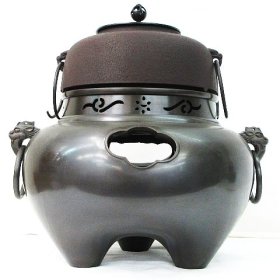 ☆ リサイクルショップ リバース 竹原店 唐銅風炉師 福島宗秀 釜師 畠春斎 唐銅 切合 鬼面風炉 風炉釜 入荷しました~☆