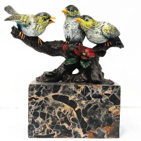 ☆ リサイクルショップ リバース 竹原店 Milo作 ブロンズ像  小鳥 動物 オブジェ インテリア 飾り物 置物 milo 彫刻 銅像入荷しました~☆