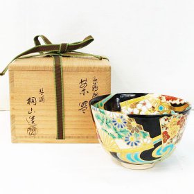 ☆ リサイクルショップ リバース 竹原店 琴浦窯 和田 桐山 色絵扇面 茶碗 入荷しました~☆