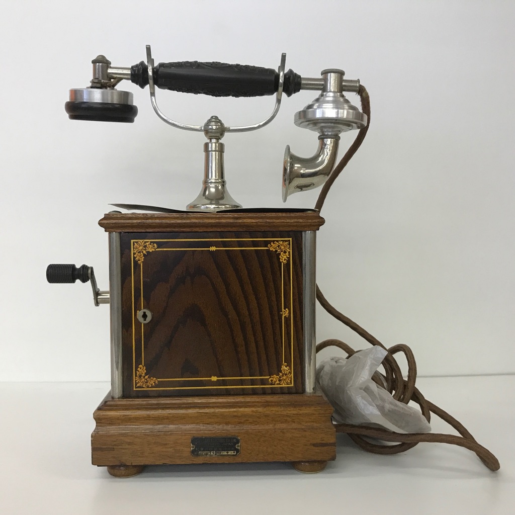 大正時代のデルビル磁石式卓上電話機 Natinal電話機 | リサイクル