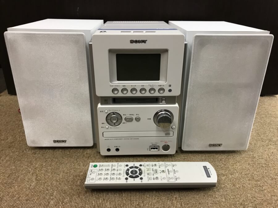 SONY　ソニー　CMT-PX3　CD/MDコンポ 　取扱説明書　リモコン付き