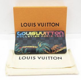 LOUIS VUITTON ルイ ヴィトン N63509 ポルトフォイユ・ブラザ 長財布 ダミエ・コバルト 入荷しました♪