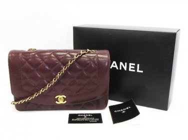 CHANEL シャネル A01164 シングルチェーン ショルダーバッグ マトラッセ キャビアスキン ボルドー 買取ました☆