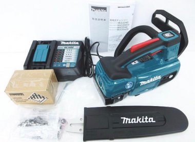 未使用品 makita マキタ 充電式 チェンソー MUC254DRGX バッテリー2個 充電器 セット買取ました！電動工具