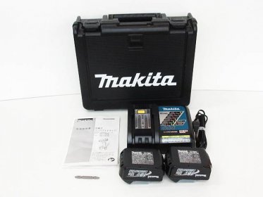 Makita 充電器×1 バッテリー×2 取扱説明書 専用ケース 買取りました！