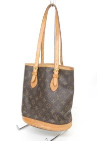 LOUIS VUITTON ルイヴィトン モノグラム バケットPM M42238 買い取りました♪ ルイヴィトンなら状態の悪い物、壊れている物でも買い取ります!