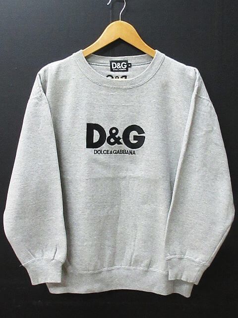 D&G DOLCE&GABBANA ドルチェ&ガッバーナ ロゴスウェットトレーナー ...