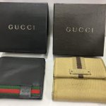 【リバース三原店】GUCCIの象徴シェリーラインの財布買い取りました♪ ルイヴィトン・シャネル・エルメス・グッチなどブランド品買取強化中☆