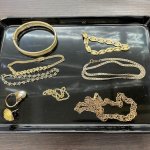 金プラ大量買取しました　ネックレス　指輪　高価買取中　尾道店
