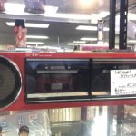 SONYのラジカセ　ダブルカセットテープ　レコード買取ります