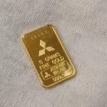 リサイクルショップ　リバース　純金インゴットバー　5g買取しました　竹原店