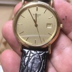ティソット　TISSOT18金の腕時計買取りました
