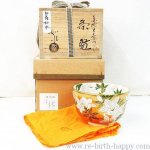 ☆ リサイクルショップ リバース 竹原店 加藤如水 色絵金地五葉つつじ紋茶碗 茶道具 入荷しました~☆