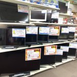 リサイクルショップ　リバース三原店　テレビ コーナー充実中です （中古テレビ買取します）