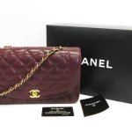 CHANEL シャネル A01164 シングルチェーン ショルダーバッグ マトラッセ キャビアスキン ボルドー 買取ました☆