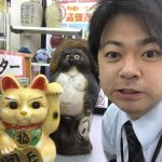 商売されてる方にオススメ商品が来ました☆ リサイクルショップ リバース 尾道店 尾道市 天満町 15-12 置物 信楽焼 たぬき 招き猫貯金箱特大サイズ