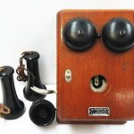 木製 デルビル 壁掛け ハンドル式 電話機 買い取りました！レトロ品買い取ります！