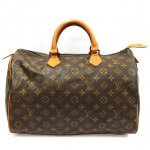 LOUIS VUITTON ルイヴィトン モノグラム スピーディ35 ハンドバッグ ミニボストンバッグ M41524 822 定番 レディース パドロック付 買取りました