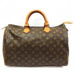 LOUIS VUITTON ルイヴィトン モノグラム スピーディ35 ハンドバッグ ミニボストンバッグ M41524 822 定番 レディース パドロック付 買取りました