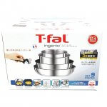 未使用品 T-fal ティファール ingenio インジニオ・ネオ IHステンレス エクセレンス SET9 L93989 フライパン 鍋 9点セット 買取りました