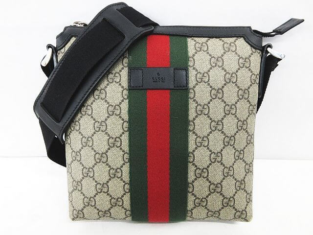 GUCCI グッチ メッセンジャーバッグ GG柄 シェリーライン