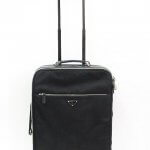 PRADA ロゴ ナイロン×レザー 2輪 キャリーバッグ キャリーケース スーツケース 旅行かばん買取りました