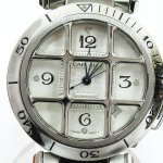 Cartier カルティエ パシャ グリッド 38mm 2379 SS 裏スケ デイト 自動巻き 回転ベゼル メンズ シルバー 白文字盤 稼動品 買い取りました！